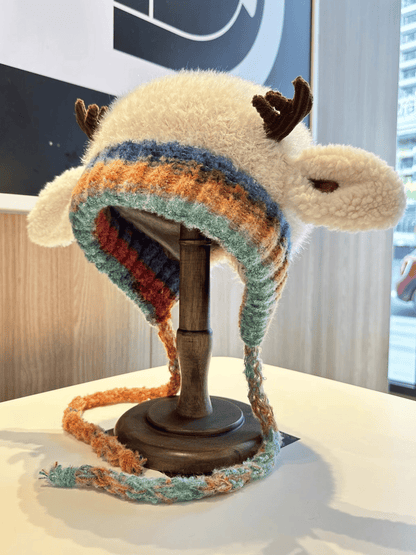 Original design Festive Christmas Lamb Horn Hat or Antler Hat