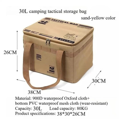 🔥LAST DAY 50% OFF - 📦Large Capacity Outdoor Folding Storage Bag Waterproof Portable Camping & Picnic Organizer