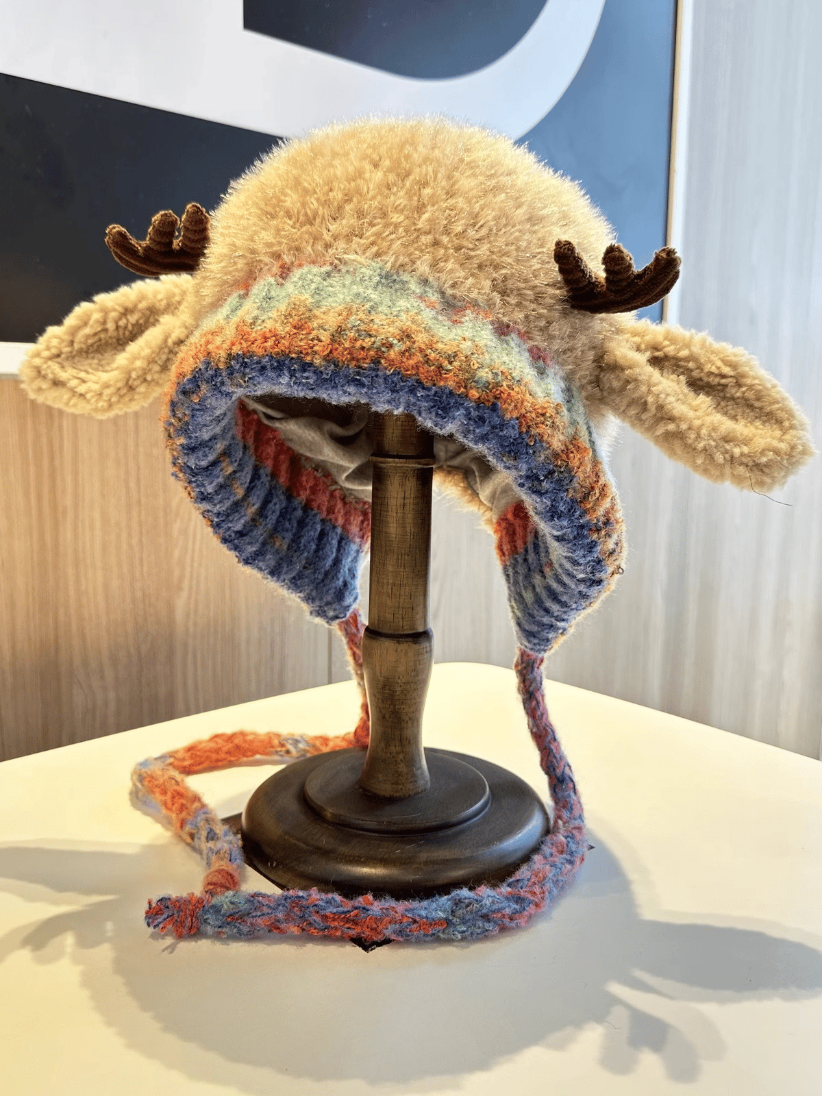 Original design Festive Christmas Lamb Horn Hat or Antler Hat