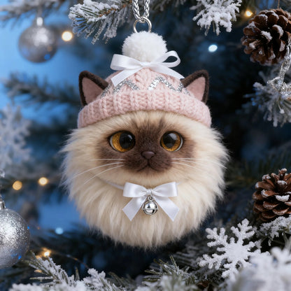 Furry Friends: Winter Cat Ornament Collection