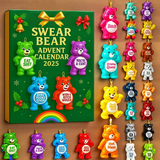 Funny Bear Christmas Adult Advent Calendar 2025