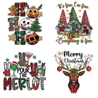 🔥LAST DAY 50% OFF🎄15PCS Christmas Mystery DTF Transfer Bundle ✨Ready to Press Holiday Designs for Festive DIY Creations