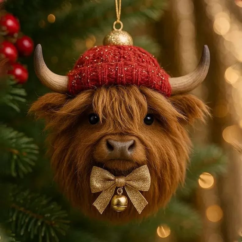 🐇Cozy Woodland Animal Christmas Ornaments