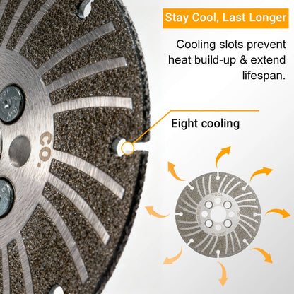 🔥 Electroplated Diamond Angle Grinding Wheel✨