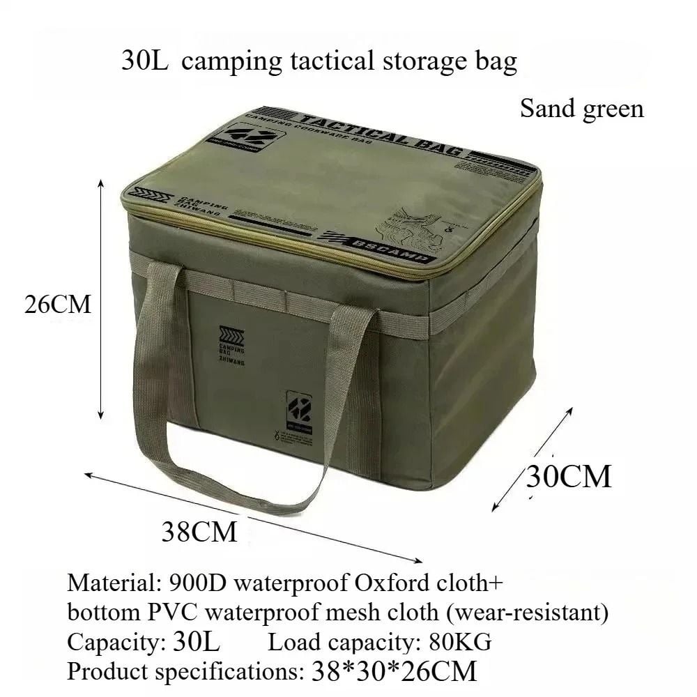 🔥LAST DAY 50% OFF - 📦Large Capacity Outdoor Folding Storage Bag Waterproof Portable Camping & Picnic Organizer