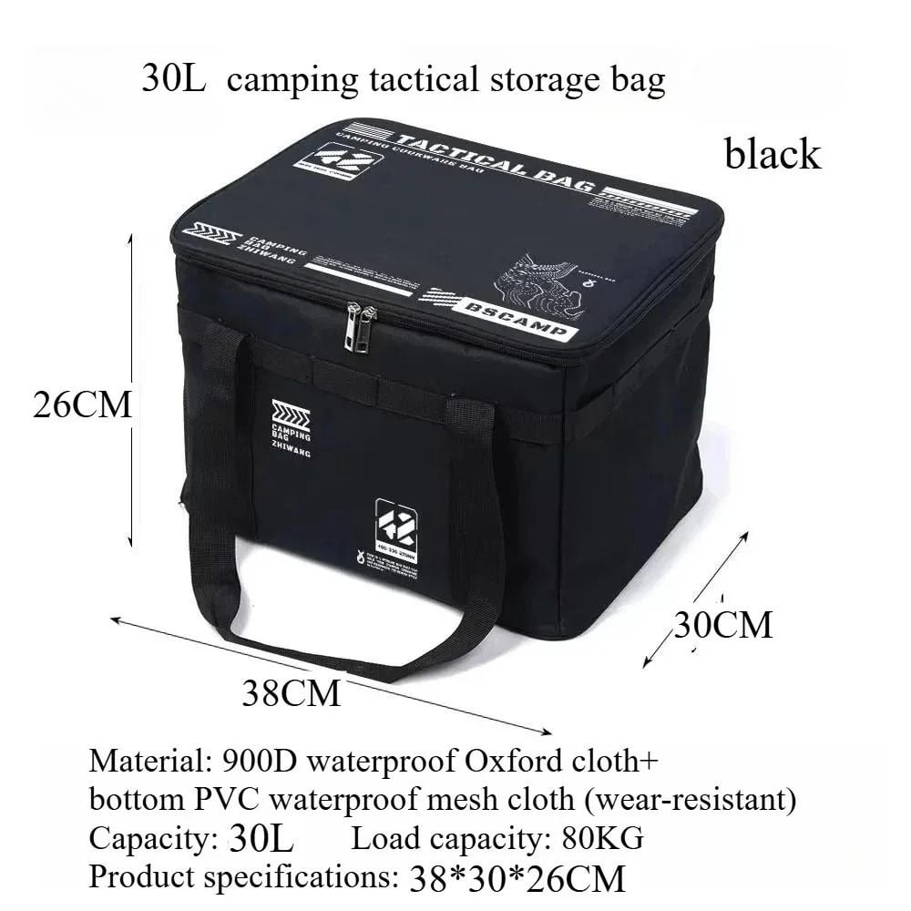 🔥LAST DAY 50% OFF - 📦Large Capacity Outdoor Folding Storage Bag Waterproof Portable Camping & Picnic Organizer