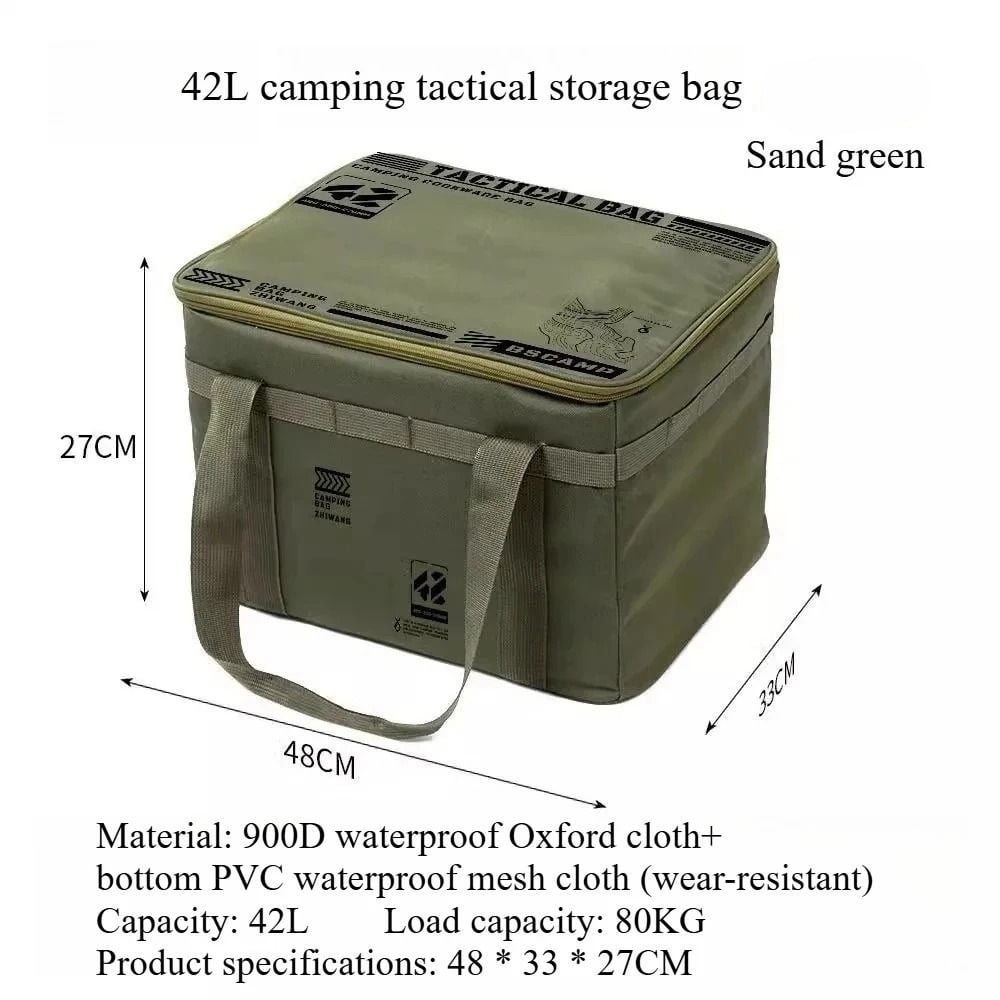 🔥LAST DAY 50% OFF - 📦Large Capacity Outdoor Folding Storage Bag Waterproof Portable Camping & Picnic Organizer